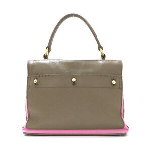 Saint Laurent Muse Two pink brown leather bag handbag Yves